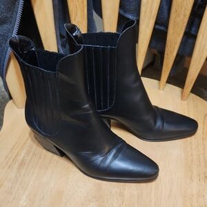 Zara Black Ankle Booties